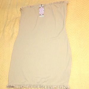 Cute strapless bodycon dress 👗